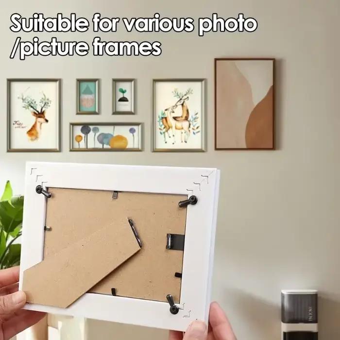 Cadre Photo Noir avec Fiosphréinitialisation et Vis