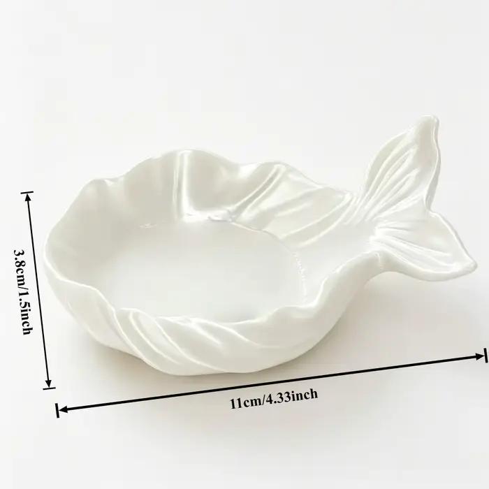 Plateau à bibelots en forme de queue de poisson