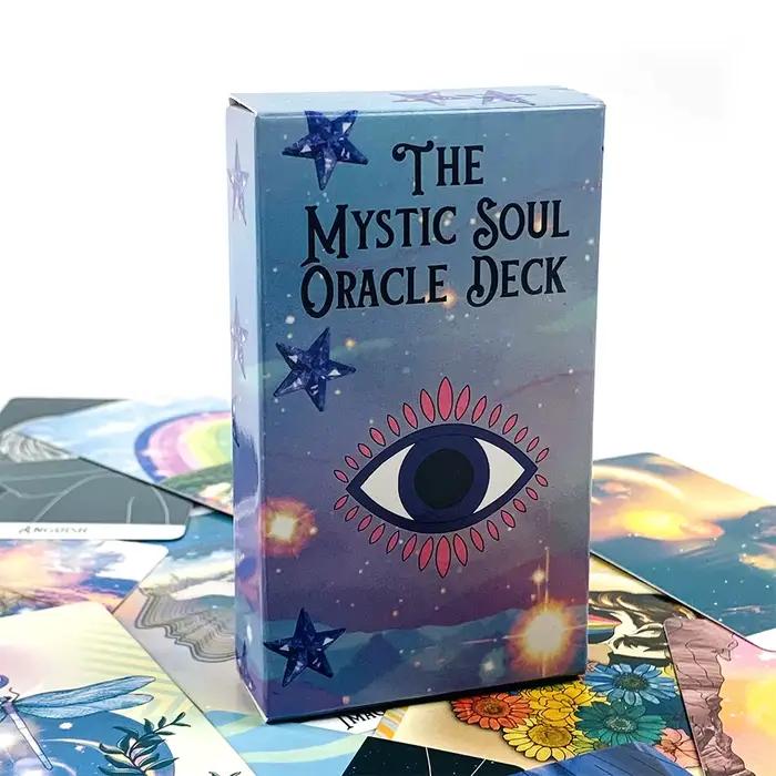 Mystic Soul Oracle Deck : 60 cartes dans ce jeu pour la réflexion sur soi et la guidance, parfait pour la guidance spirituelle et les collectionneurs.