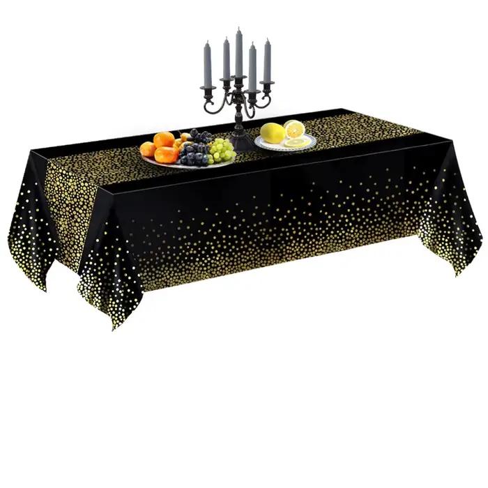 Nappe en or noir 54x108 pouces (137x274cm)