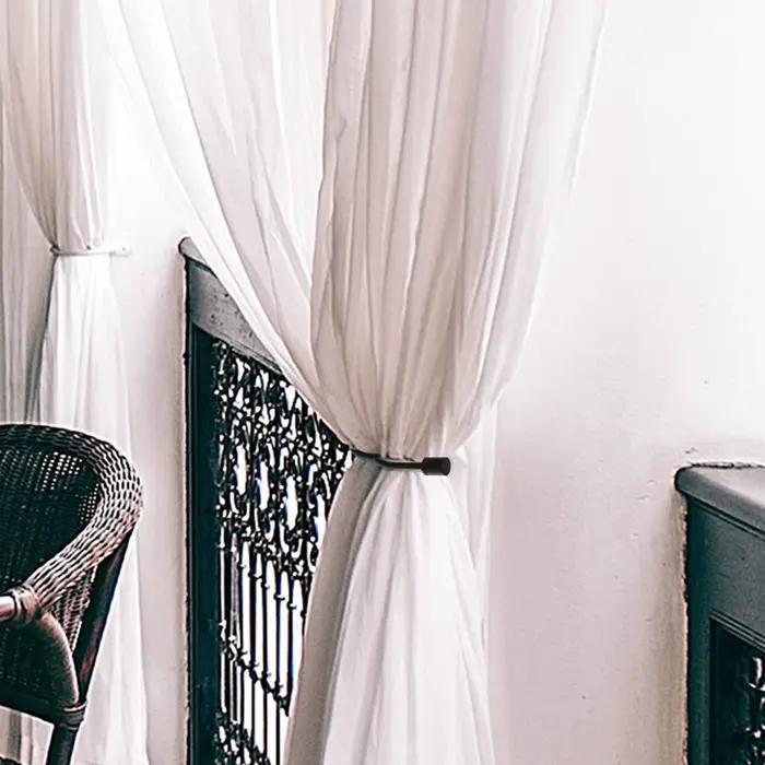 2 ensembles de crochets décoratifs pour rideaux