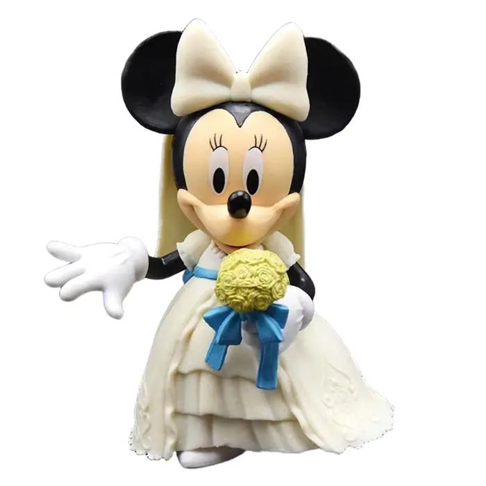 Figurine Disney Mickey & Minnie-Minnie en blanc