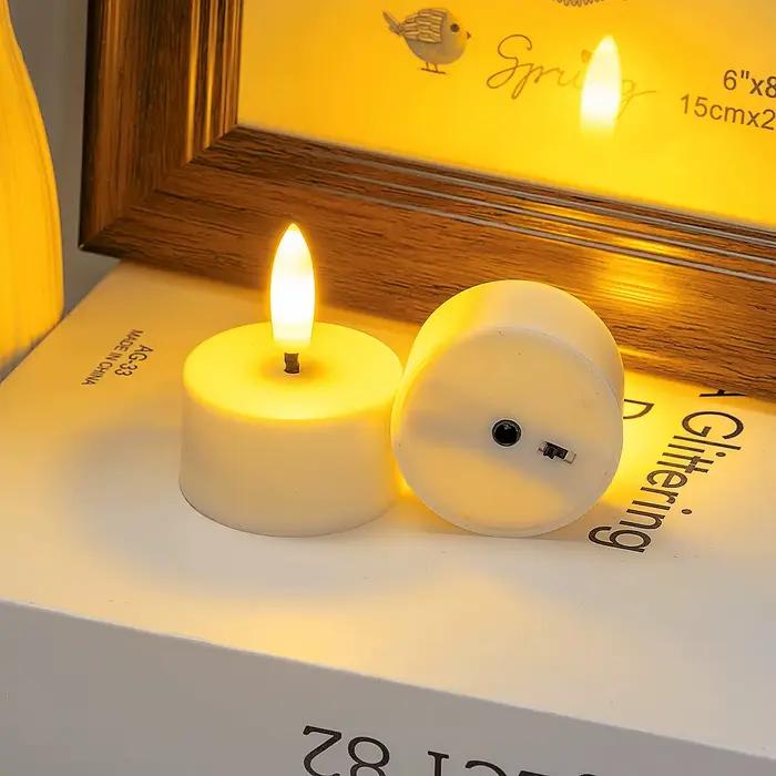Bougies LED sans flamme rechargeables