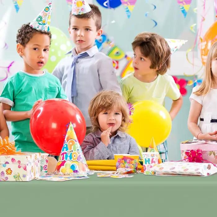 Nappe Solide Vert Sauge pour Décoration de Table, Fourniture de ixà Thème de Bienvenue pour Anniversaire et ixPréChristophe