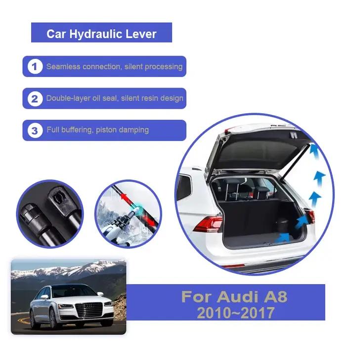 Vérin de Coffre de Voiture Hydraulique, Vérin à Gaz, Amortisseur, Supports de Levage, Accessoires pour Audi A8 D4 2010 ~ 2017