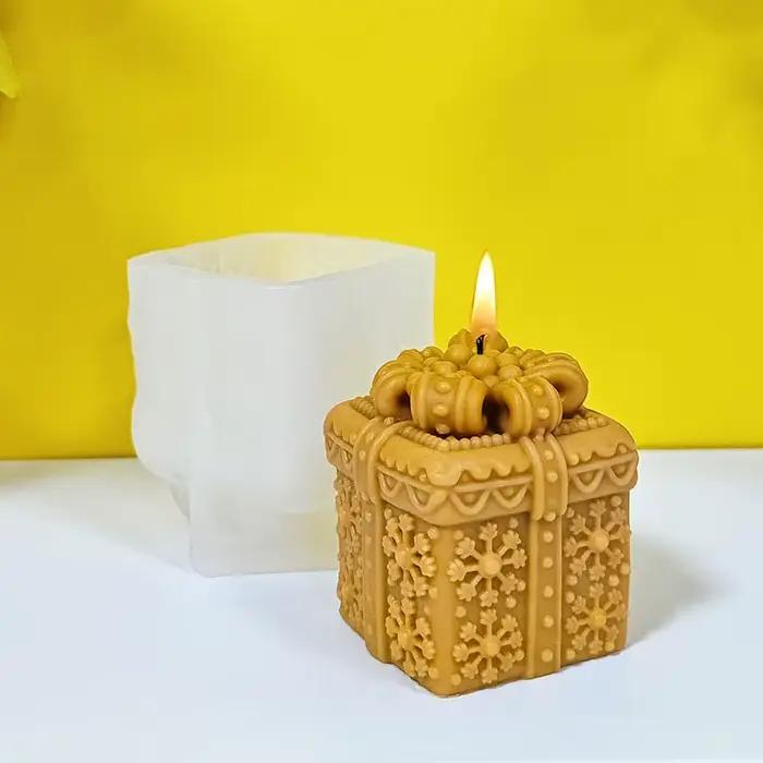 Moule en silicone pour bougie de Noël