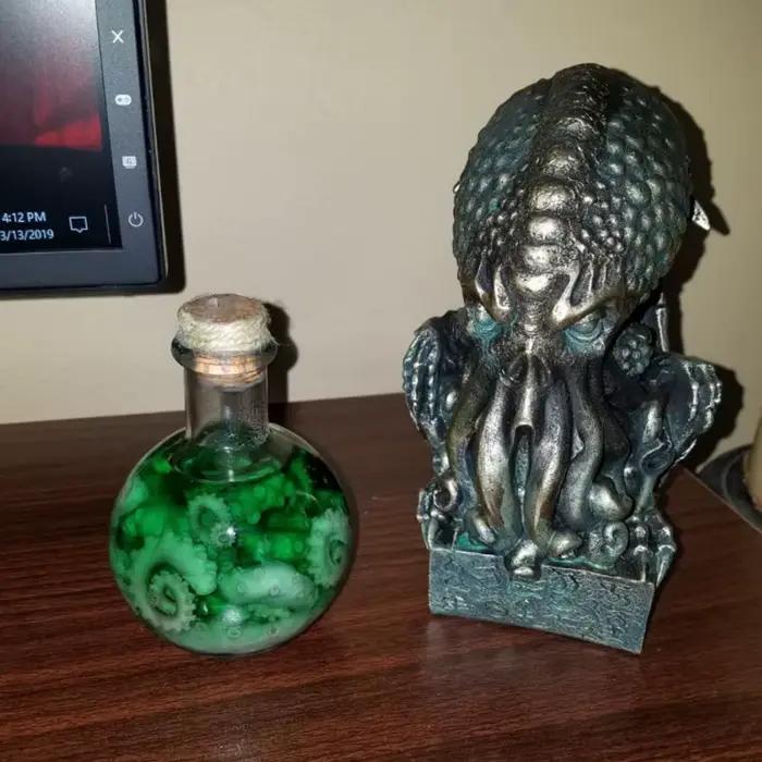 Statue de crâne Cthulhu Vintage