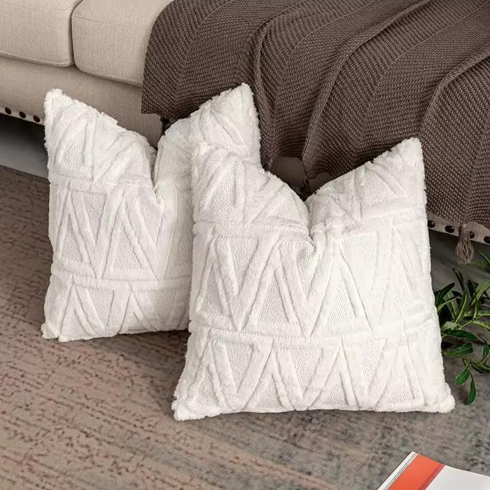 Juste de coussin nordique douce et confortable