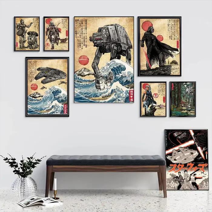 Affiche de Film s-star w-wars en papier blanc