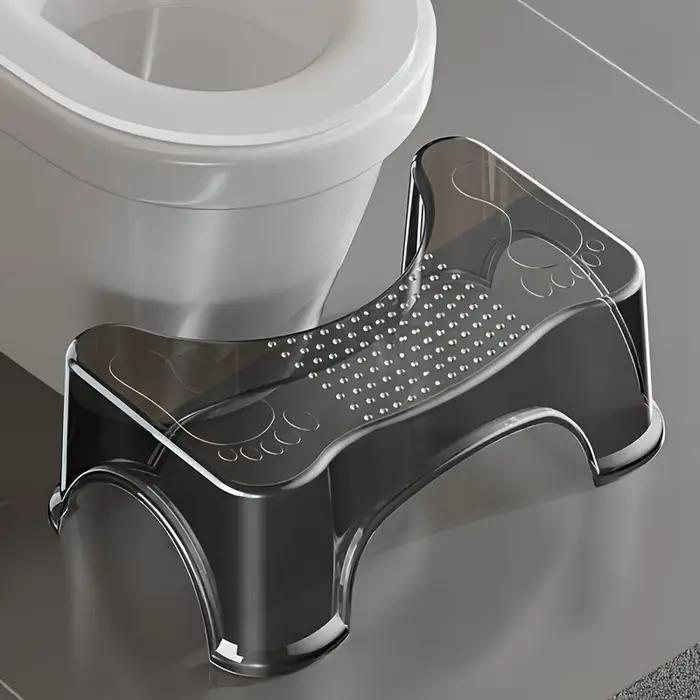 Tabouret de toilette moderne – Repose-pieds imperméable et antidérapant pour adultes et personnes âgées. Facile à