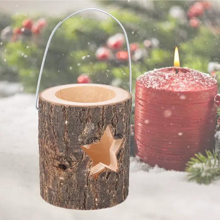 Bougeoir lumineux d'ambiance décoratif de noël