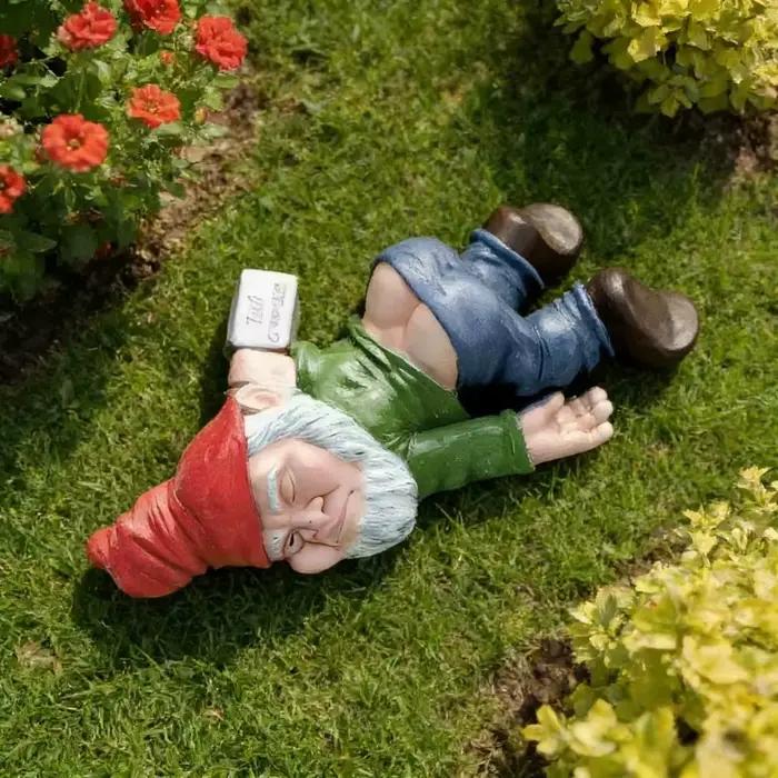 Statue décorative de jardin extérieur en résine