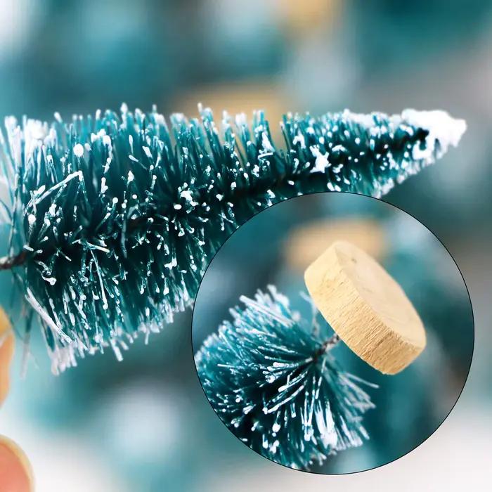 30 pièces Mini arbre de noël décoratif bricolage