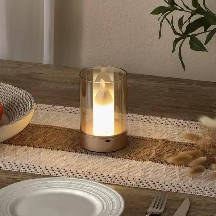 Lampe LED tactile Rechargeable à bougie