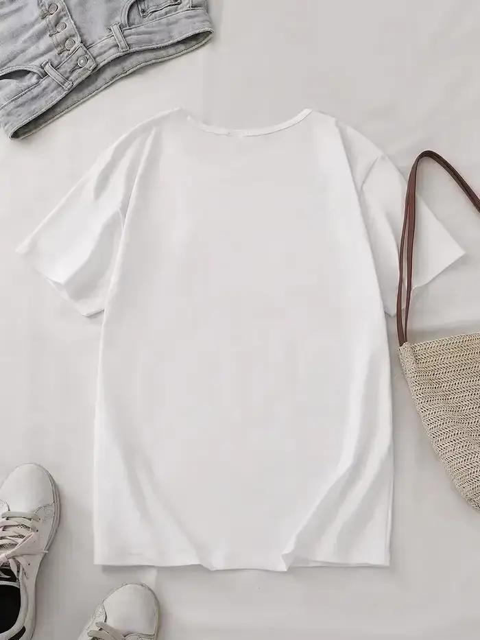 T-shirt français Paris « Paris France » avec imprimé croquis de la Tour Eiffel, hauts à manches courtes pour femmes, décontractés, pour tous les jours et la plage