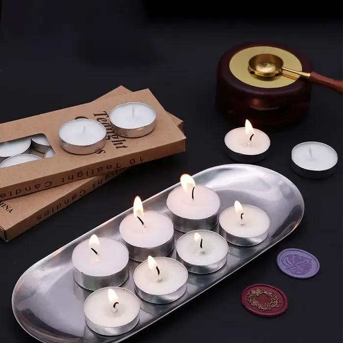 Mini bougie chauffe-plat sans fumée non parfumée