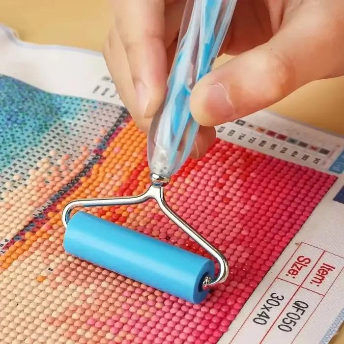 Nouvel outil de peinture diamant, rouleau à tambour, plateau d'accessoires, mosaïque, peinture diamant, kit d'accessoires de broderie, 1 pièce