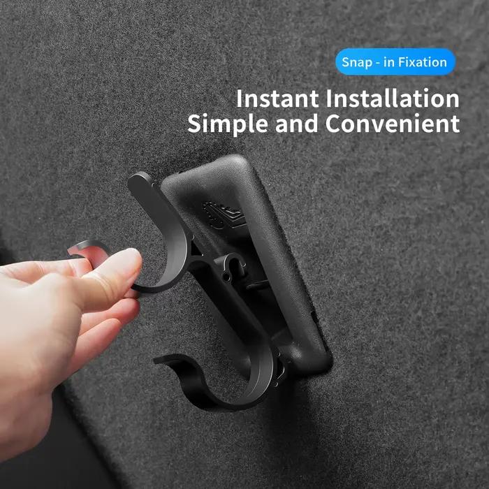 Support de parapluie pour coffre de voiture en ABS à fixation rapide, accessoire de rangement arrière pour intérieur de voiture