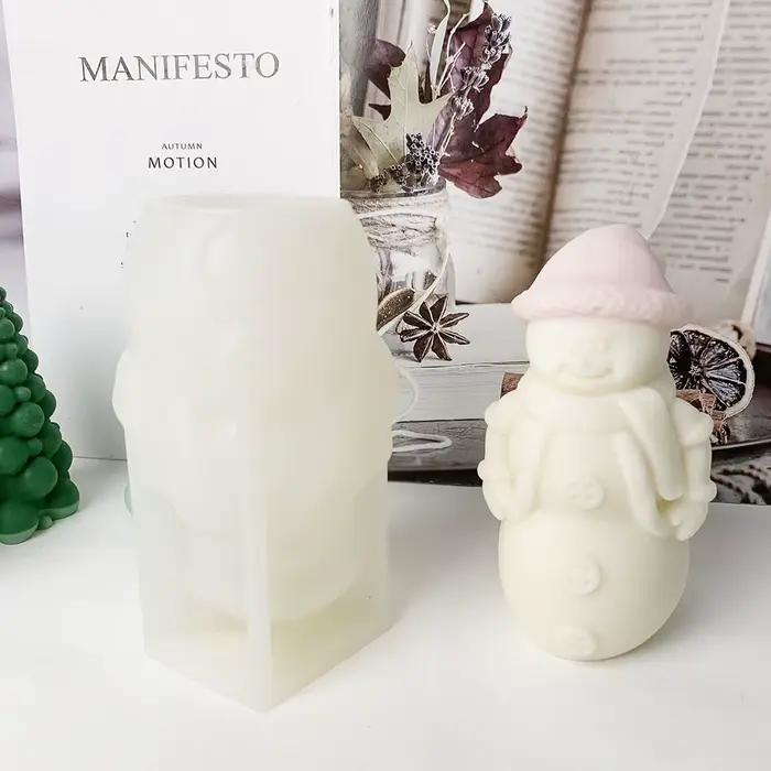 Moule de bougie de noël en Silicone