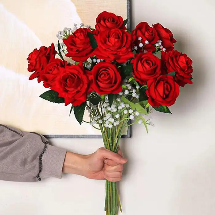 Fleur artificielle en plastique Gypsophila pour extérieur