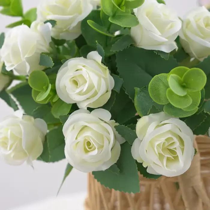 Vase de fleurs artificielles pour décoration de maison