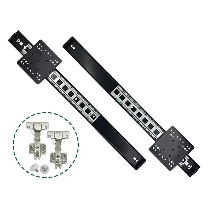 Accessoires de quincaillerie pour porte coulissante pliante de placard, porte papillon, porte escamotable inversée, porte escamotable dissimulée pour armoire