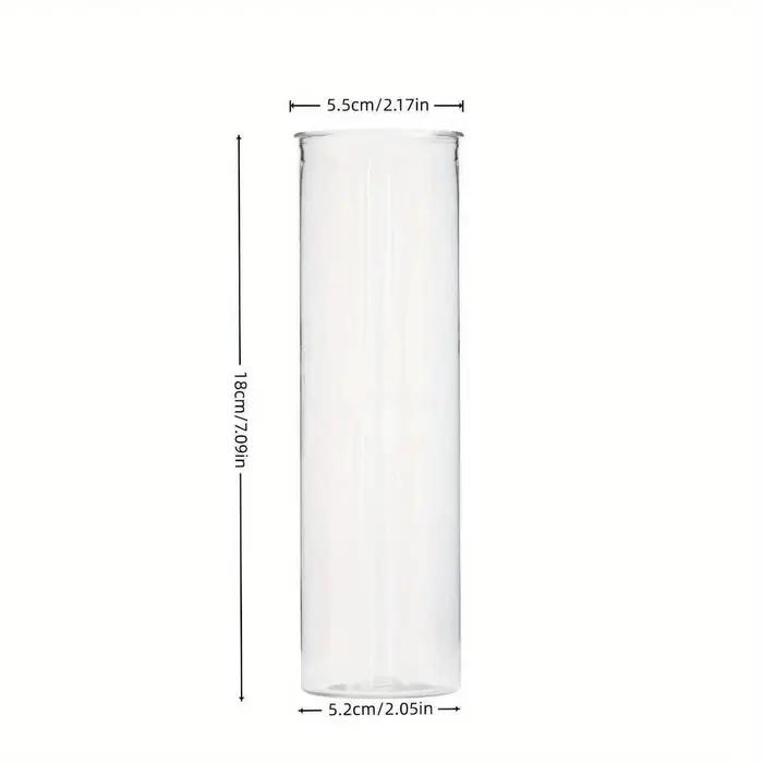 Vase à fleurs en plastique transparent