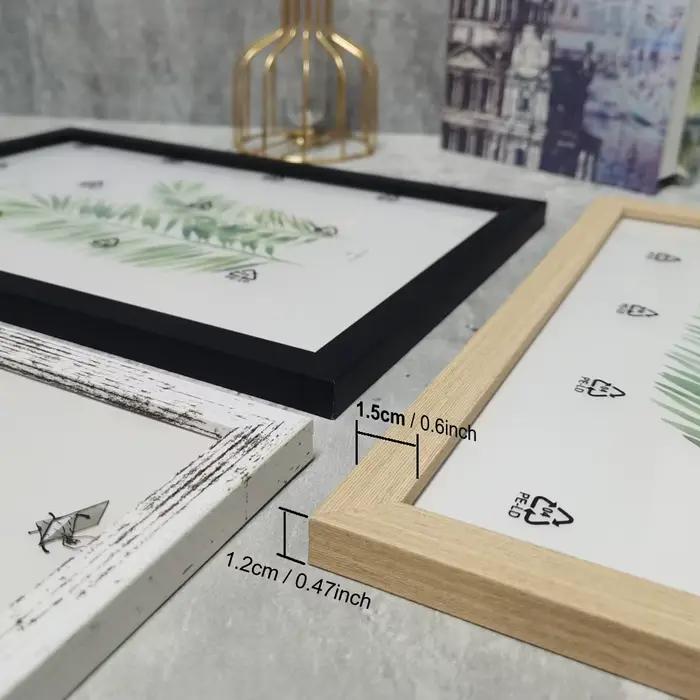Cadres Photo en bois pour mur Photo