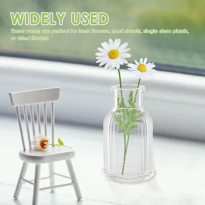 Petit Vase à fleurs en verre épais