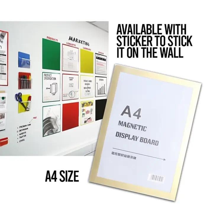 Cadre Photo Magnétique A3 A4 Auto-Adhésif Pour Affiches Certificats et Œuvres D'Art Occasions Spéciales