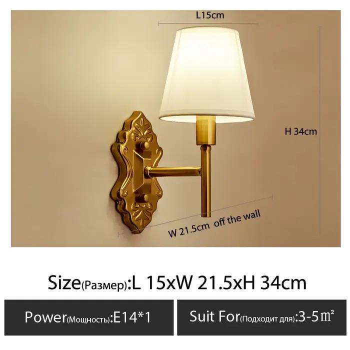 Applique Murale Américaine pour Chambre à Coucher