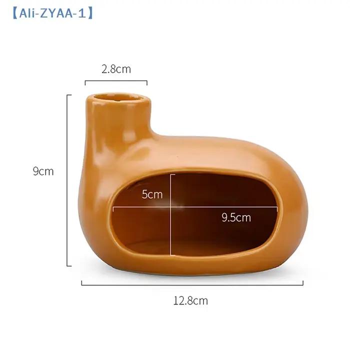 【ZYAA-1】1 pièce Brûleur d'encens conique en céramique, support pour Palo Santo, pour la maison, le yoga, la ferme, le bureau et les cadeaux de pendaison de crémaillère