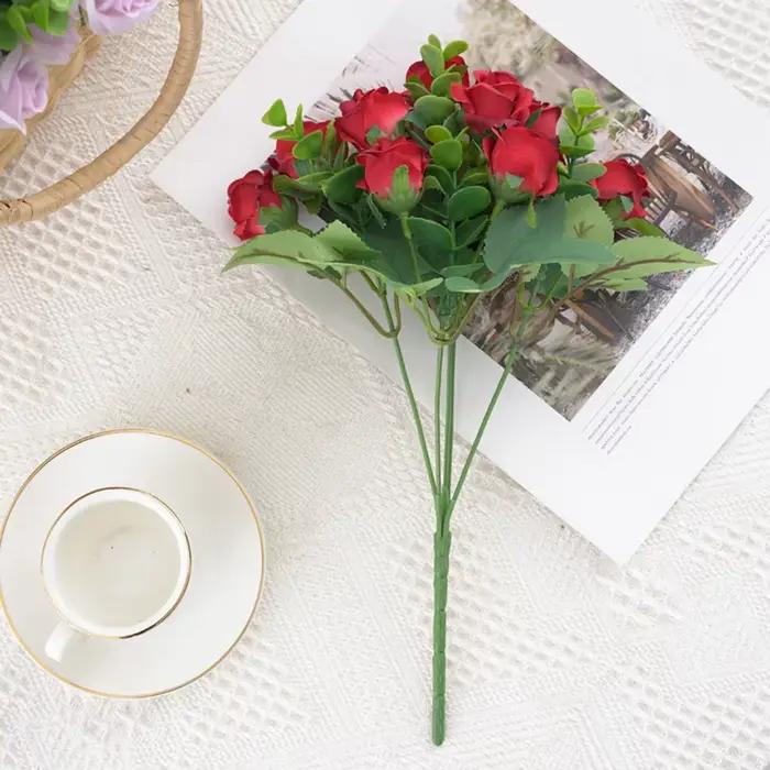 Vase de fleurs artificielles pour décoration de maison