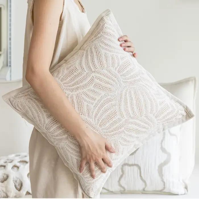 Juste de Coussin de Luxe en Fourrure Artificielle