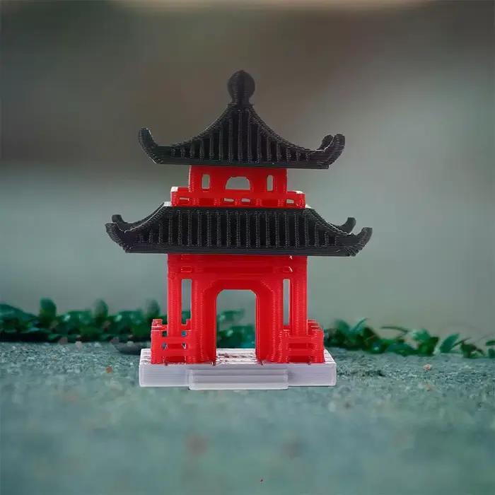 Miniature de pagode chinoise