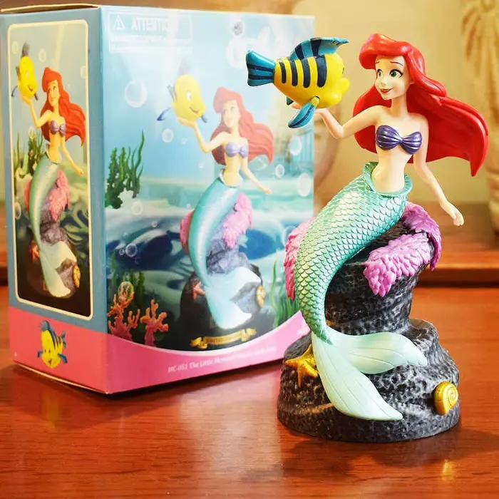 Disney Ariel Anime Figure Rick Peripharrate Petite Sirène Assis Statue