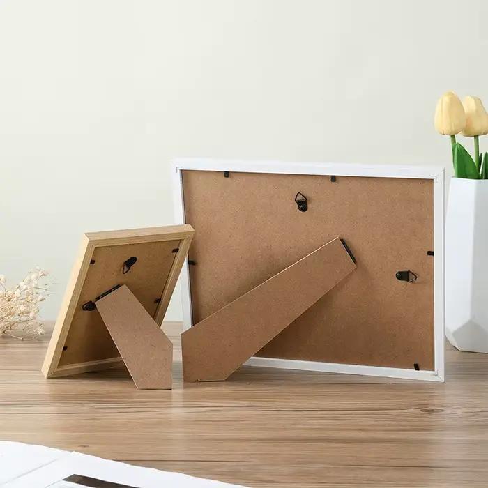 Cadres Photo en bois pour mur Photo