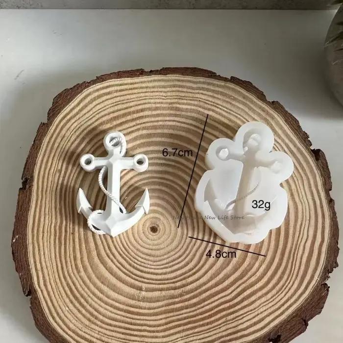 Ancre pendentif décoration résine époxy moule