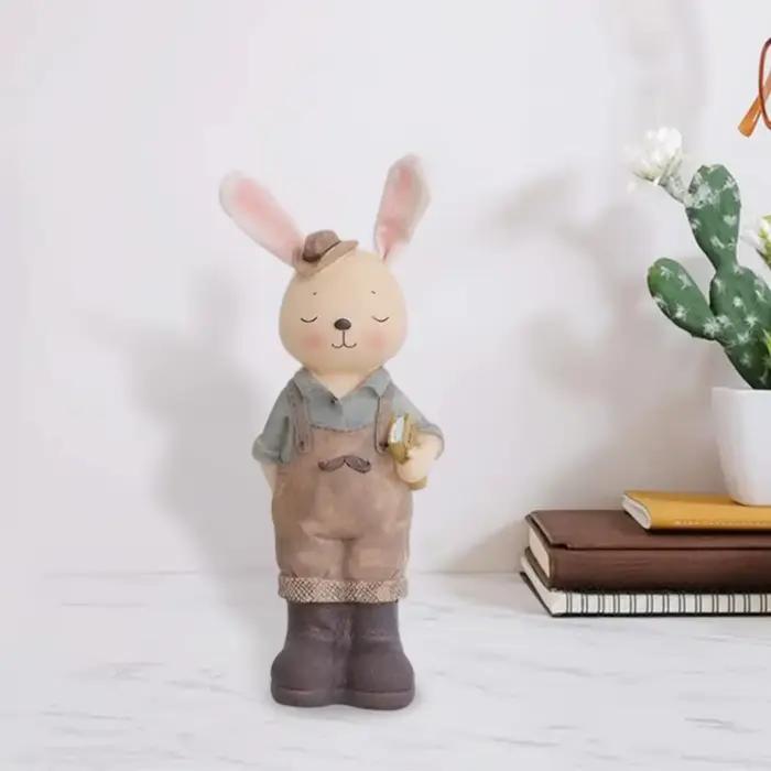 Mini Statue de lapin de pâques