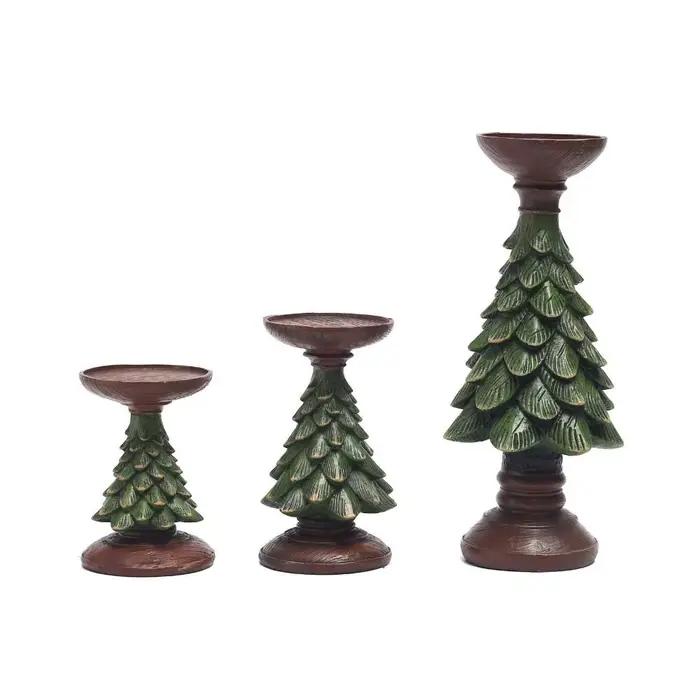 Bougeoir d'arbre de noël Vintage