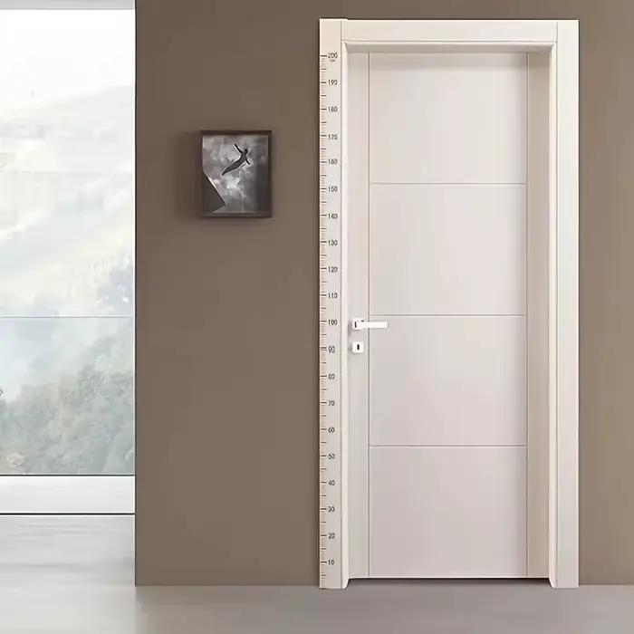 Carte de mesure de hauteur murale de 2 m – Matériau PC durable et facile à lire, inscriptible et amovible, idéal pour la décoration de la pièce, décorations murales