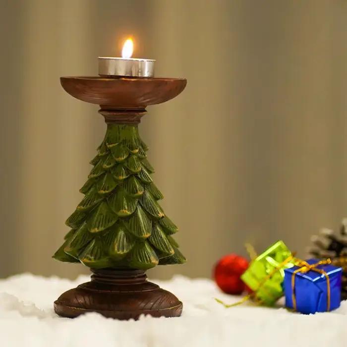 Bougeoir d'arbre de noël Vintage