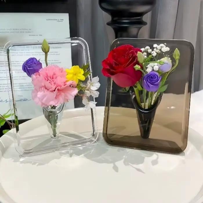 Vase à fleurs créatif transparent