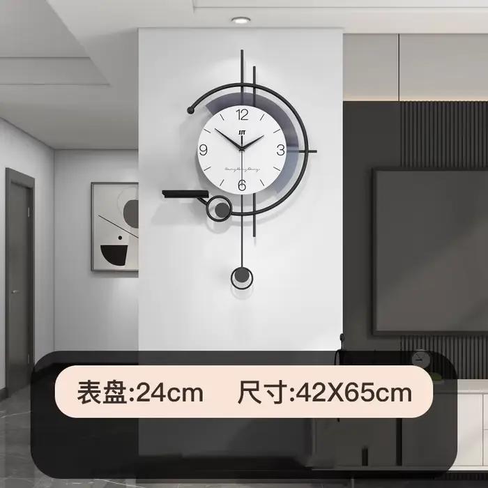 Horloge murale décorative pour salon et porche, avec ornements planètes et astronautes, pour la décoration intérieure et les murs de fond de télévision
