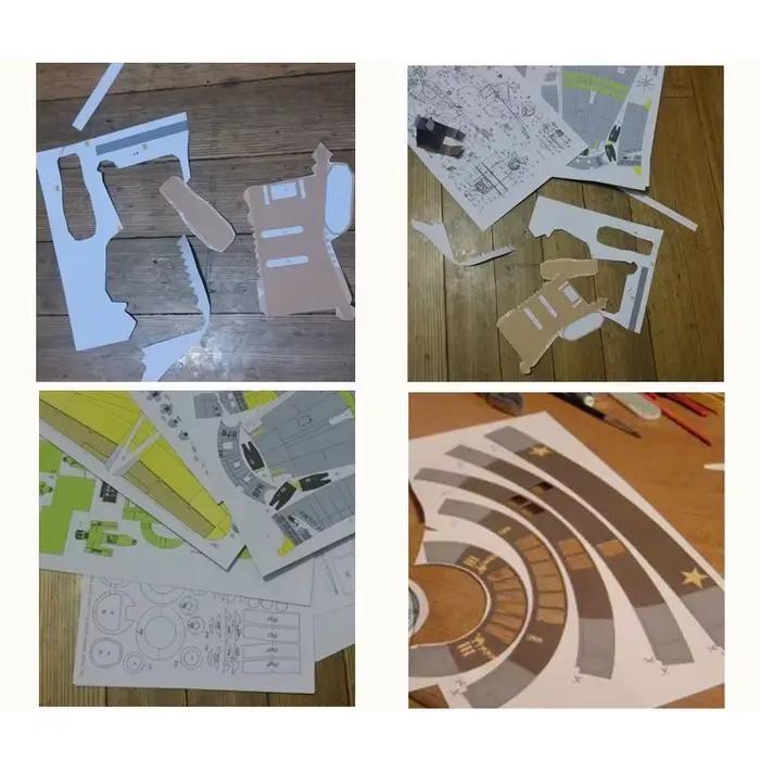 Modèle de bateau de croisière en papier, modèle 3D de bateau de croisière, puzzle DIY, artisanat en papier, jouet
