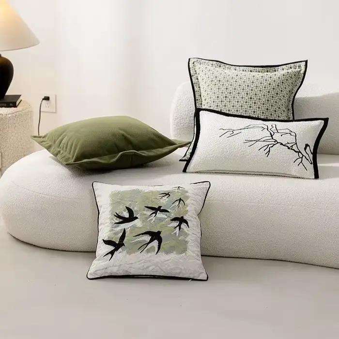 Housse de coussin rétro minimaliste moderne