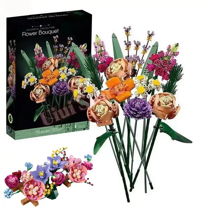 Kit de construction de bouquet de fleurs artificielles