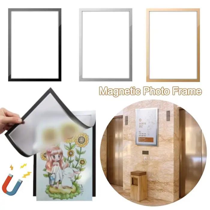Cadre Photo Magnétique A3 A4 Auto-Adhésif Pour Affiches Certificats et Œuvres D'Art Occasions Spéciales