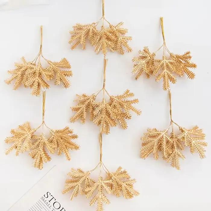 Plantes artificielles Branches D'or Avec Frost Arbre De Noël Table À Manger Centre Accueil Arrangements Jolie Mariage Scrapbooks Décor