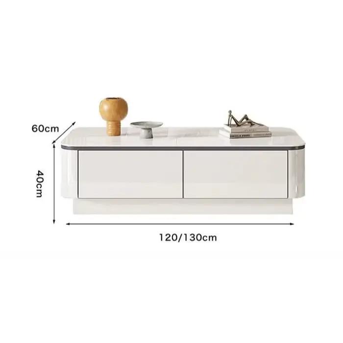 Table basse nordique design rangement de magazines Antique